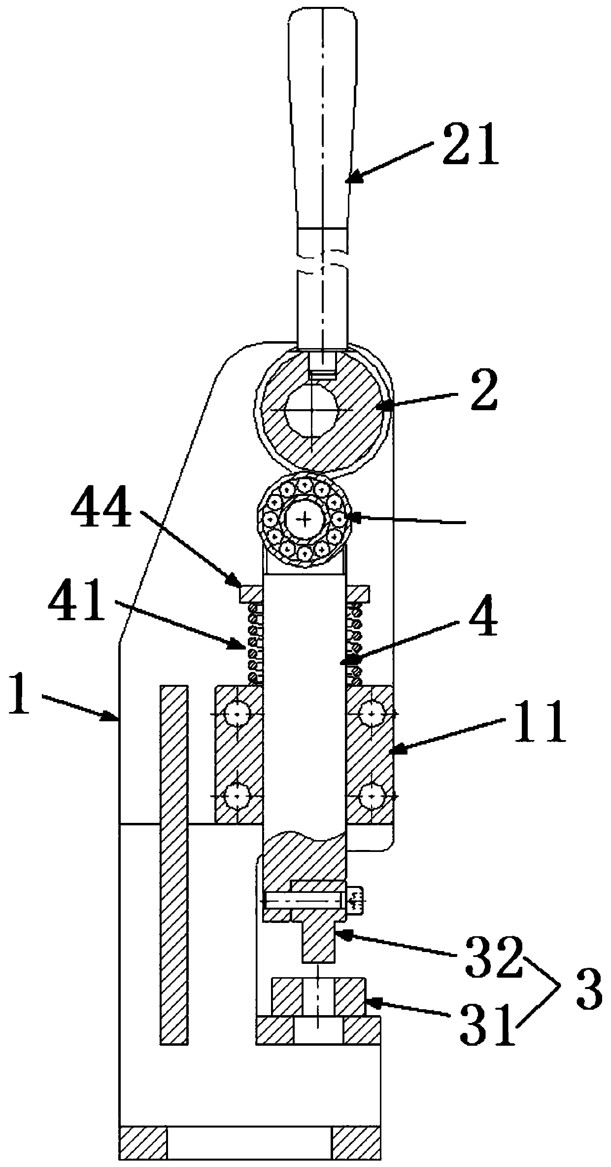 Manual punching device