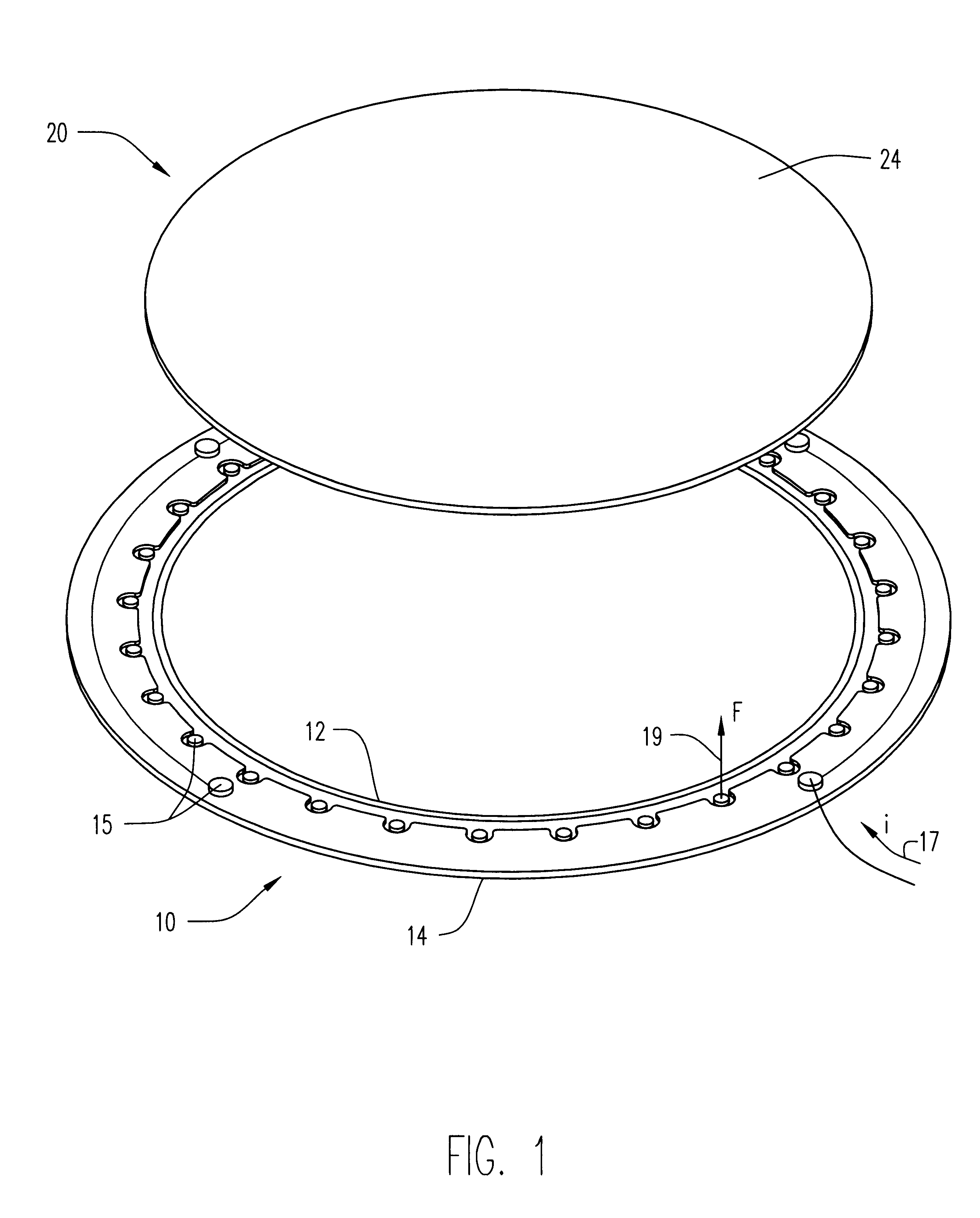 Method of and apparatus for fluid sealing, while electrically contacting, wet-processed workpieces