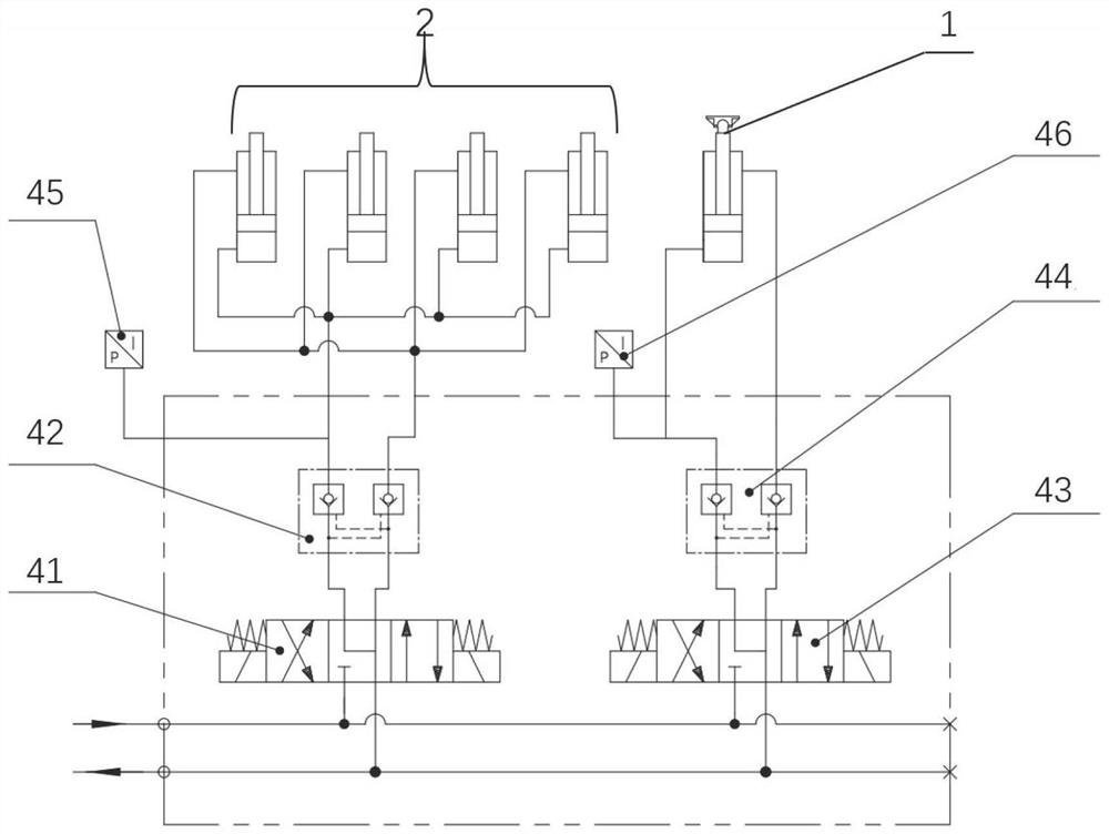 Locking system for landing legs of rocket launching pad