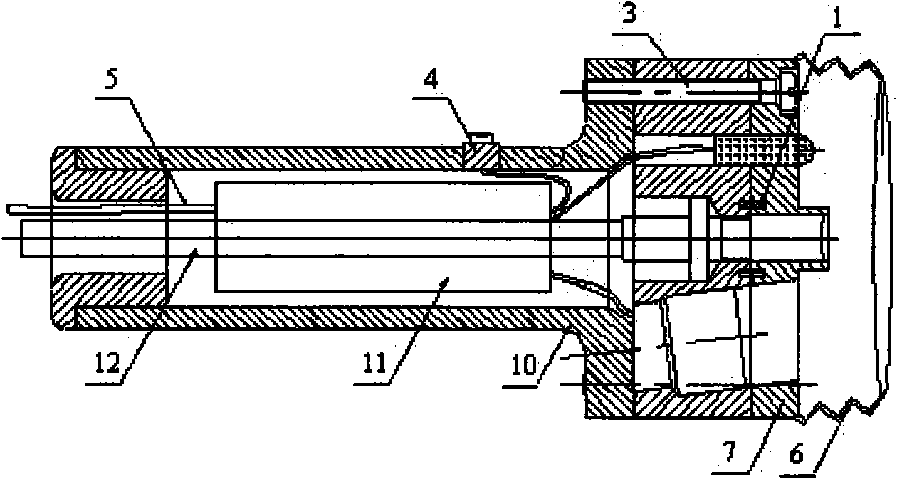 Handheld near-infrared probe for nondestructive internal quality testing of fruit and detection method