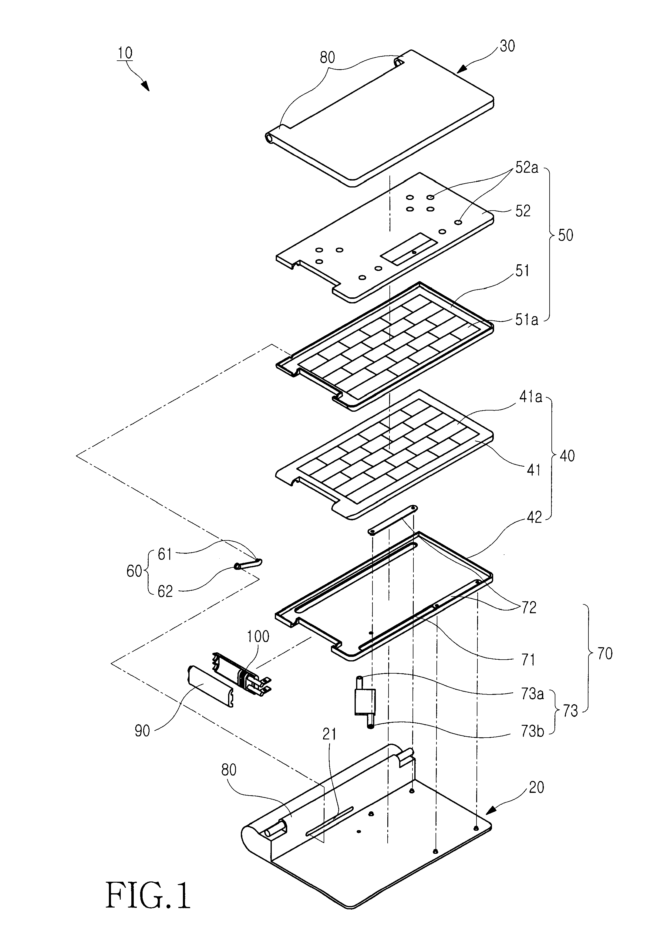 Multimedia portable electronic device