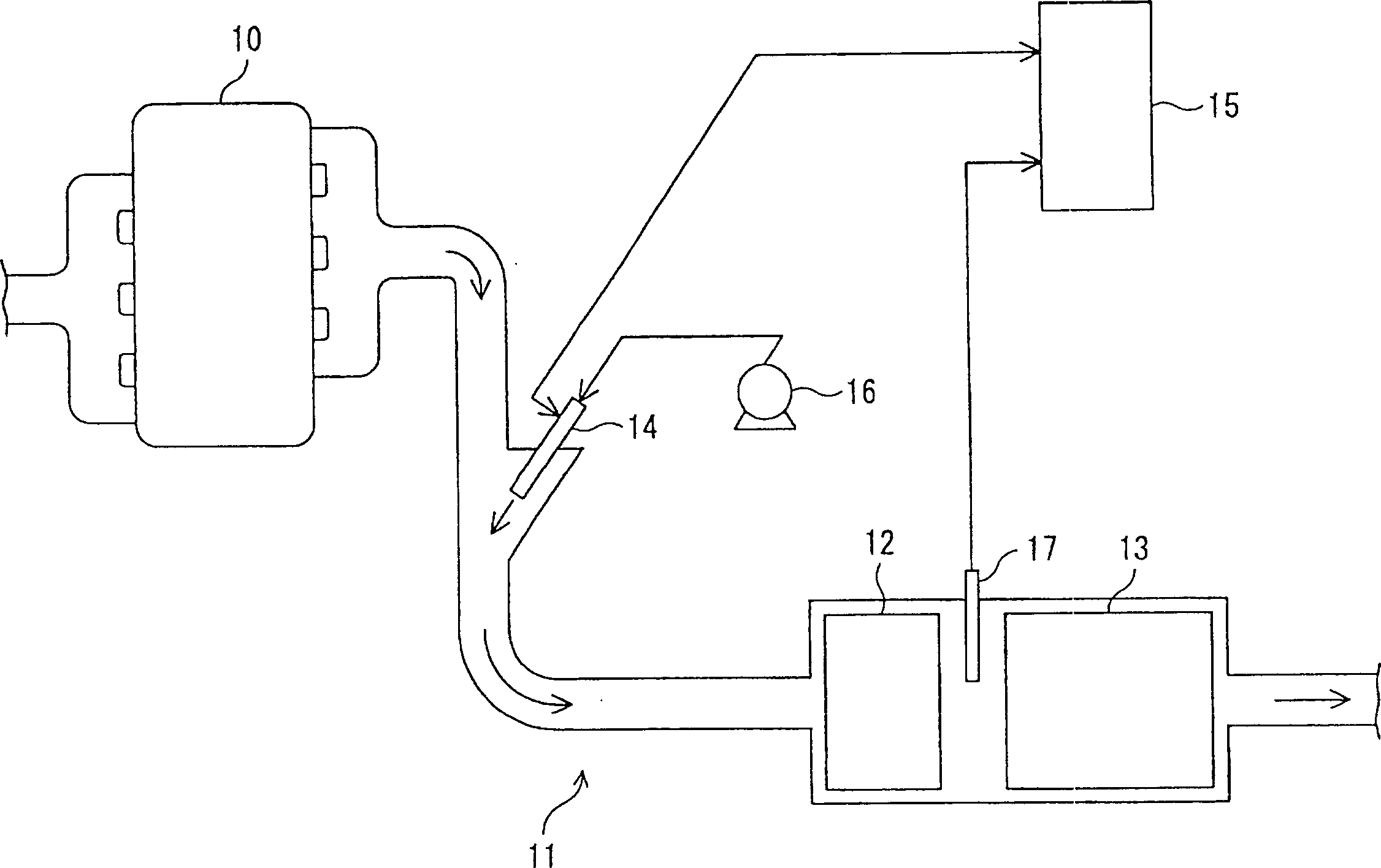 Exhaust gas purifying apparatus