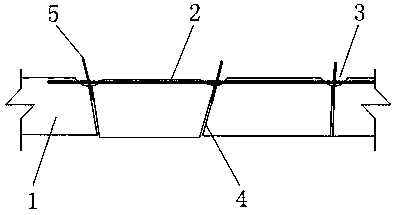 Concrete support beam no-support disassembly method