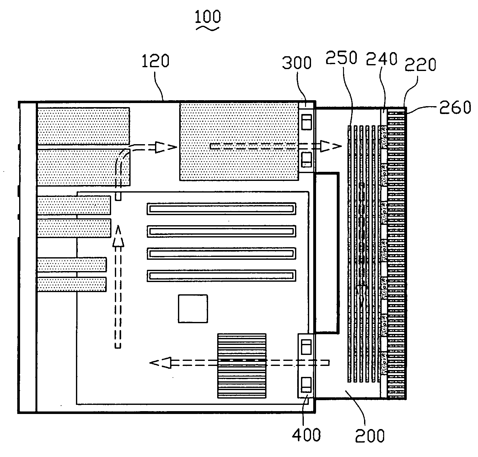 Cooling system for computer