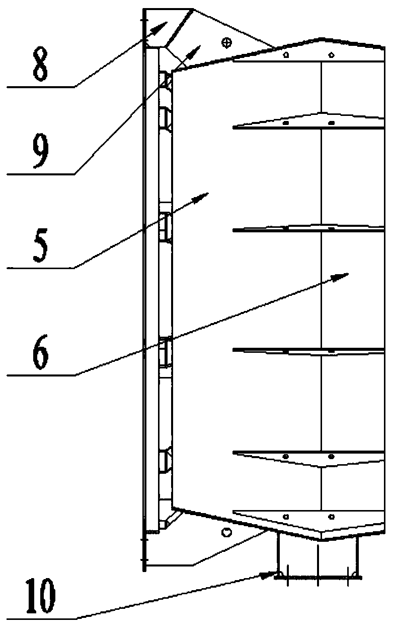 A super large reservoir venting valve structure