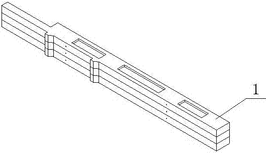 Method for overturning precast concrete column with bent structure