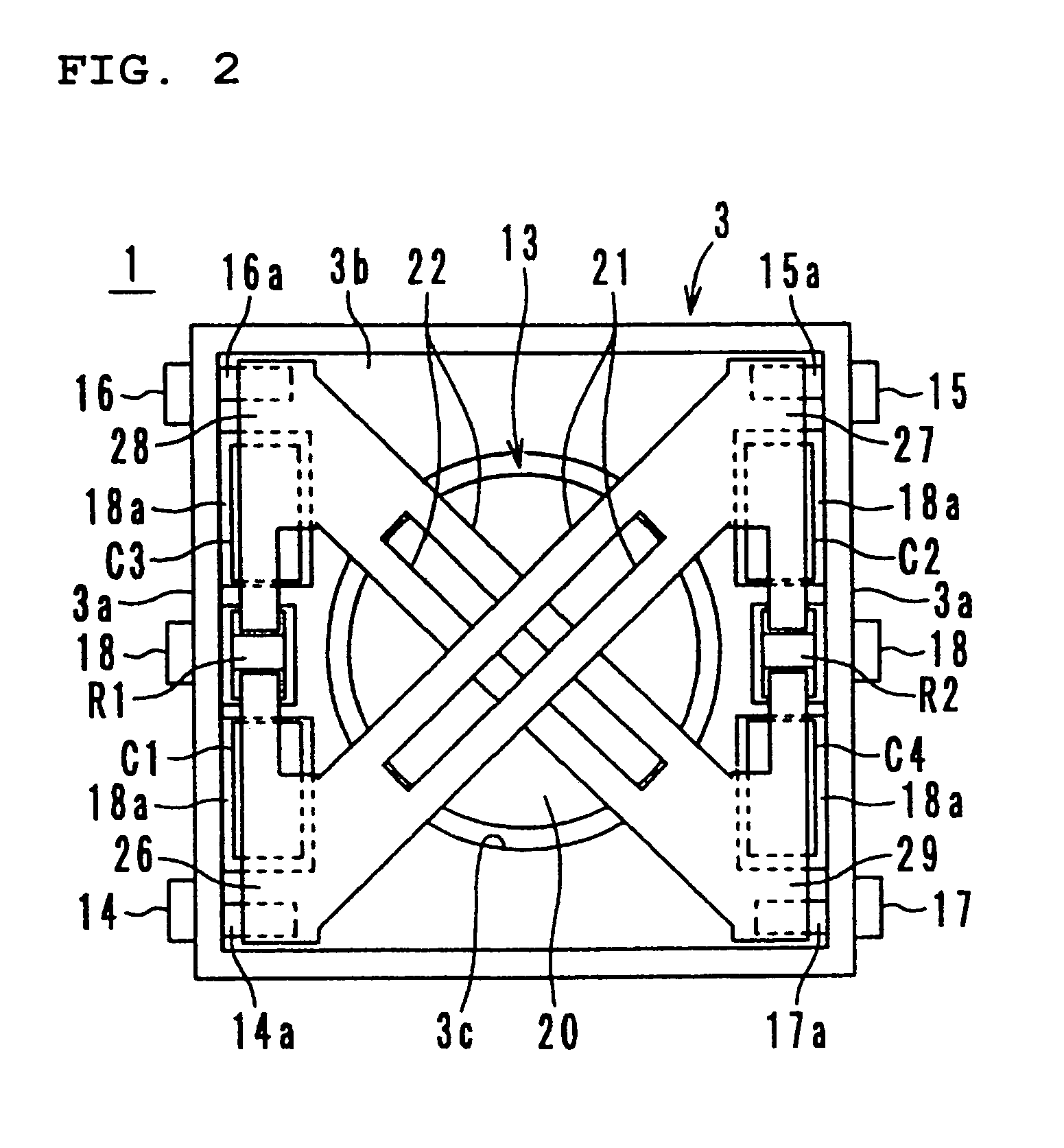 Two-port non-reciprocal circuit device, composite electronic component, and communication apparatus