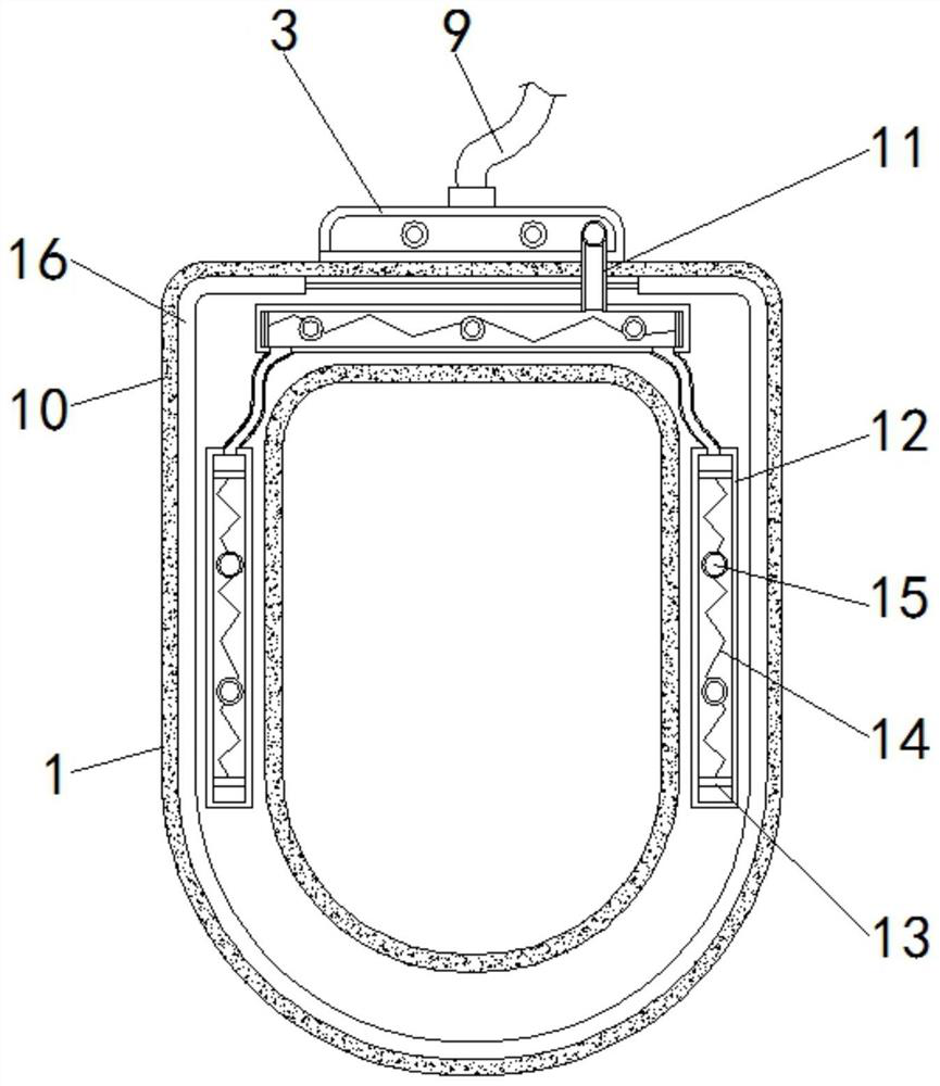 Antibacterial and sterilizing toilet seat cushion