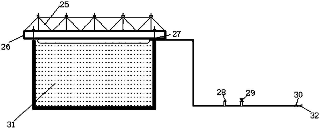 Test apparatus and test method for simulating tunnel-side slope system under effects of rainfall and earthquake