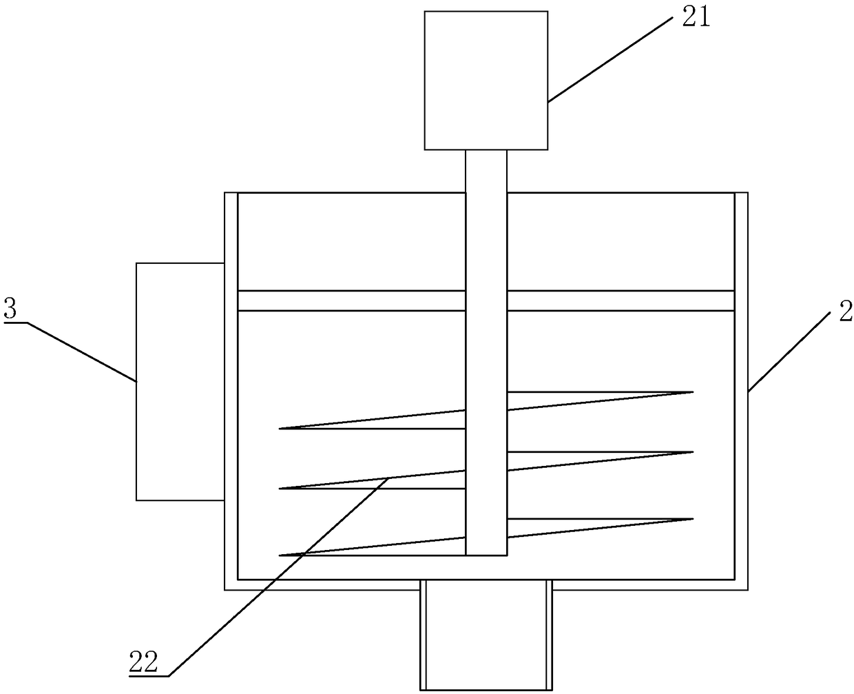 Processing device for organic fertilizer production