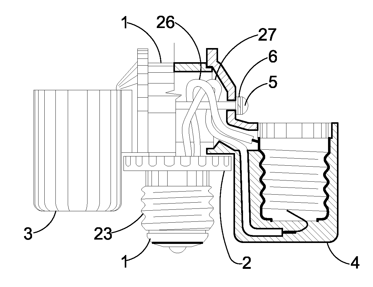 Adjustable two bulb lamp adapter