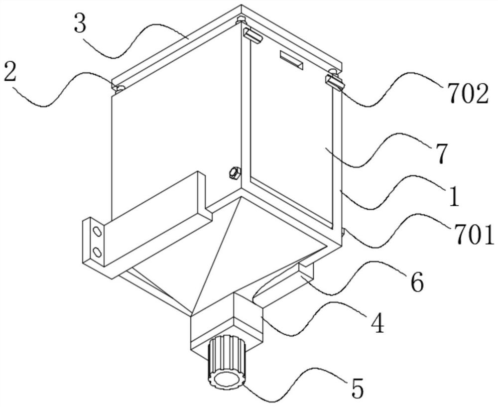 Anti-freezing structure for rural toilet water tank