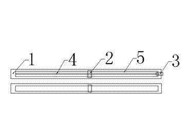 Temperature-measuring telescopic chopsticks