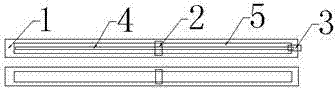 Temperature-measuring telescopic chopsticks