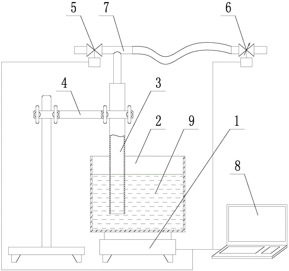 Dropper type gas flow measuring device and method based on weighing principle