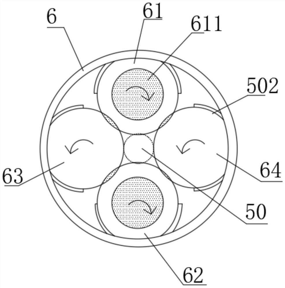 Melt extrusion device of polarizing film for OLED panel and extrusion method thereof