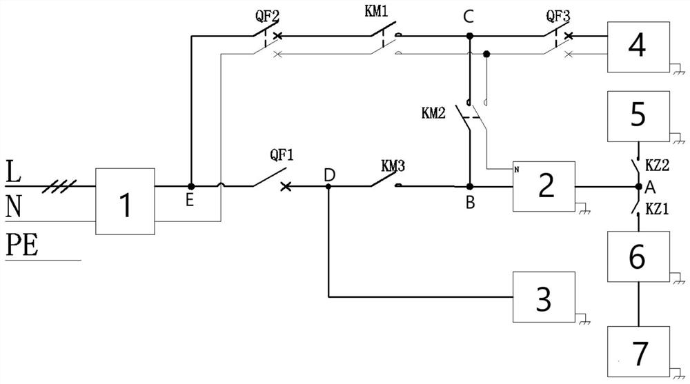 Light storage and charging control system and method