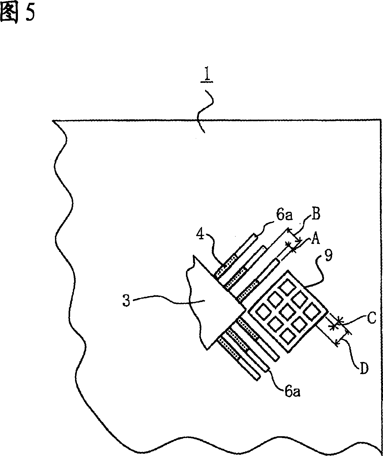 Printed circuit board for mounting a quad flat package IC, method of soldering a quad flat package IC, and air conditioning apparatus with such a printed circuit board