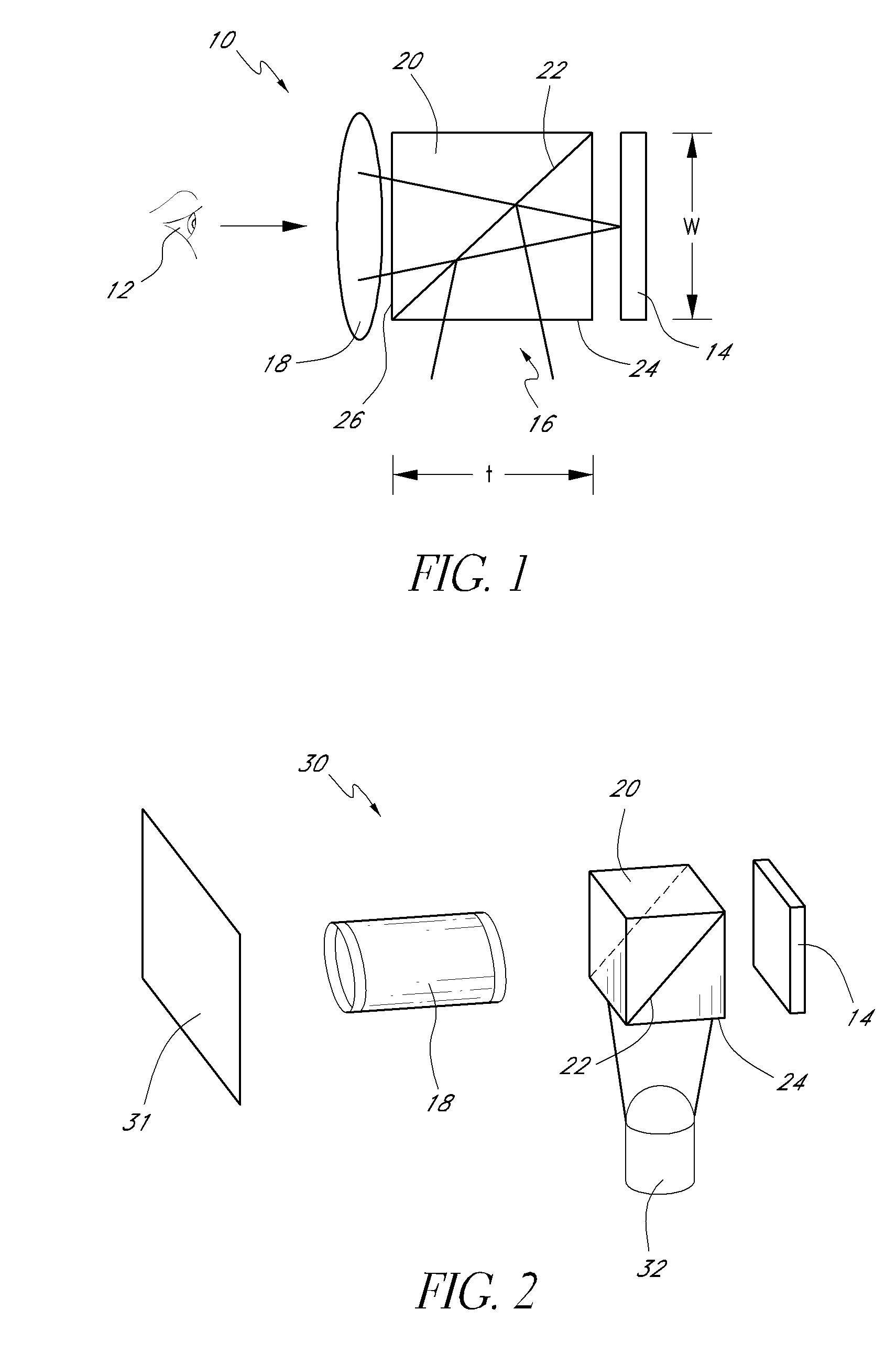 Personal Display Using an Off-Axis Illuminator