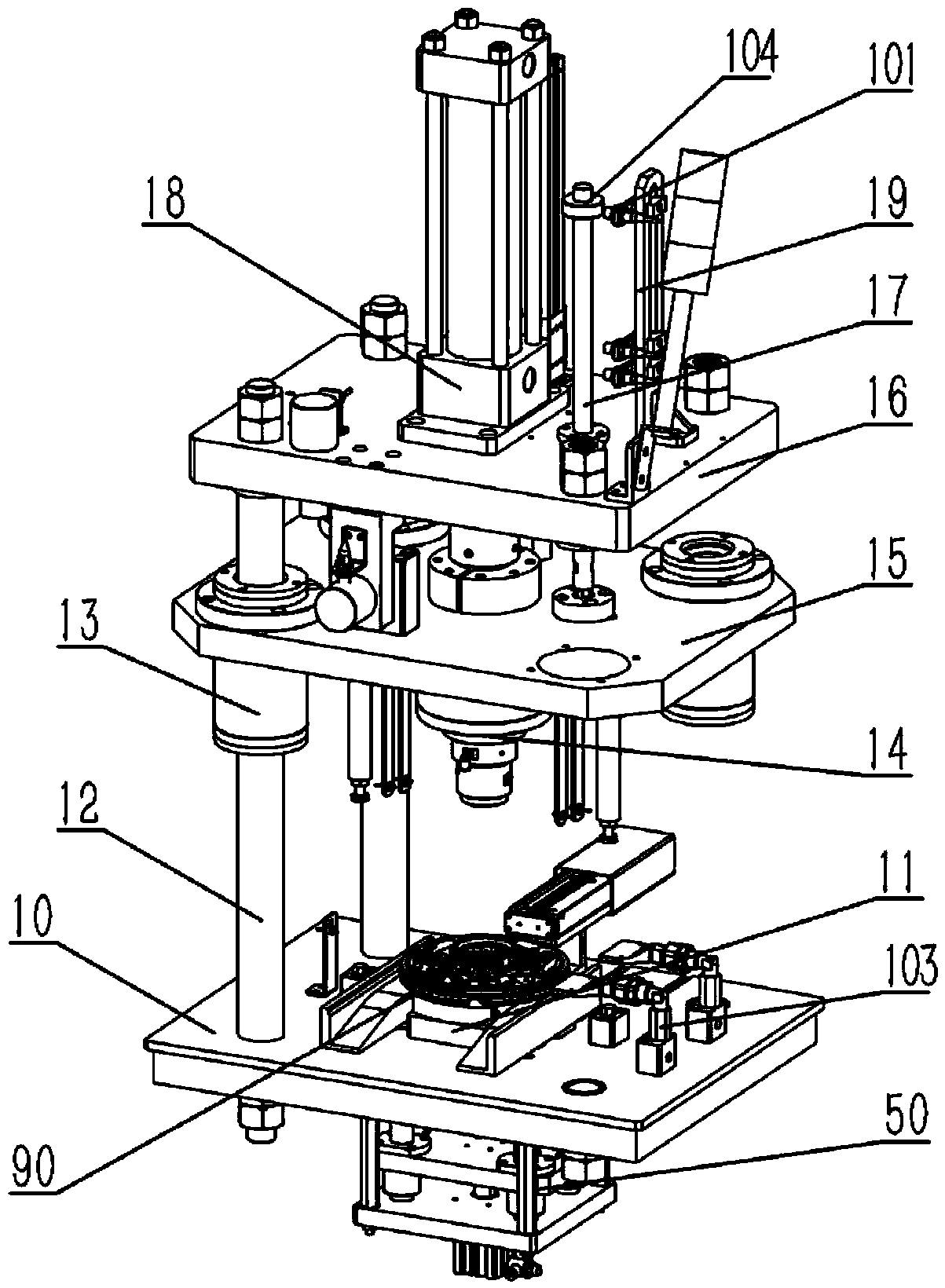 Bush press-in machine