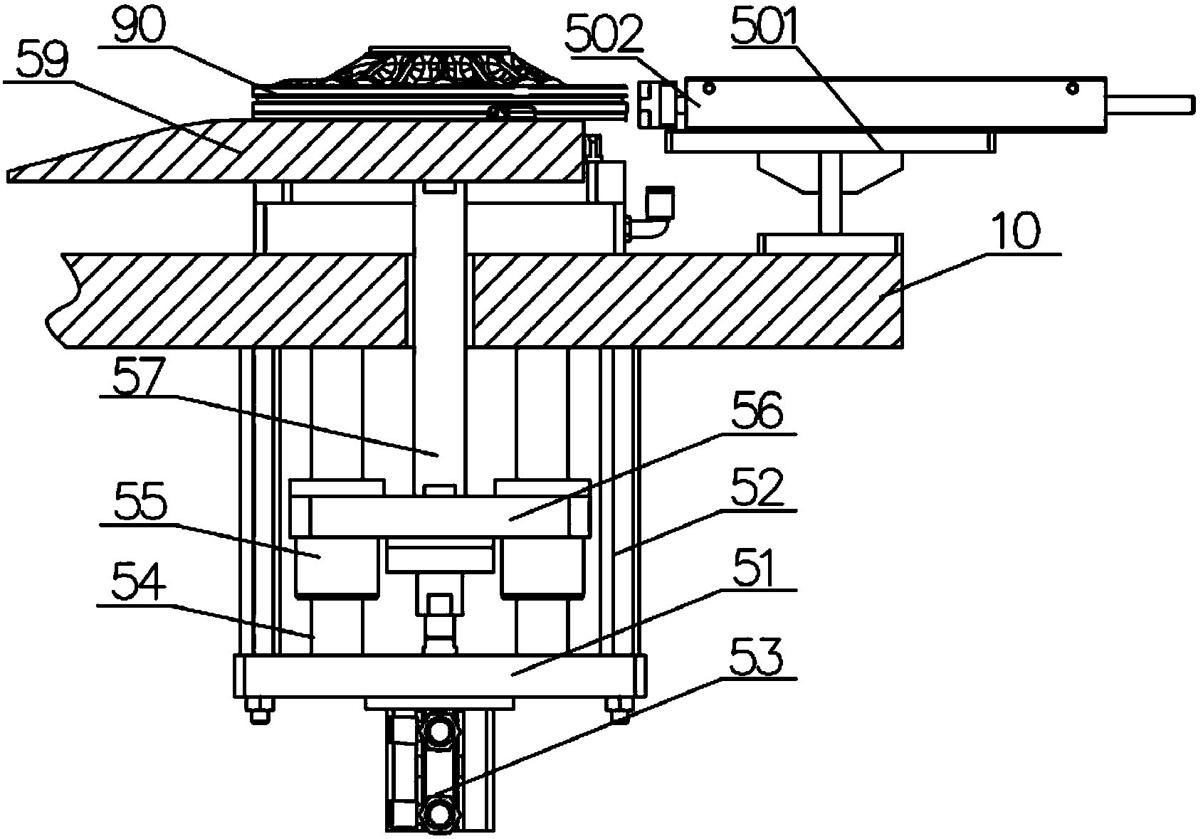 Bush press-in machine