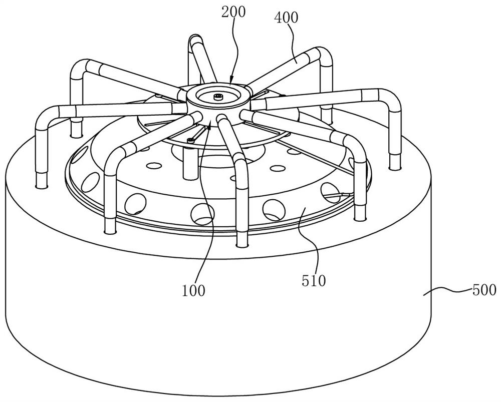 A test device and test method for simulating tire burst