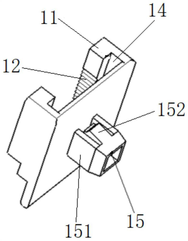 Adjustable front windshield glass mounting and positioning stop block and using method