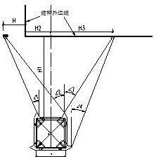 Fabricated building tower crane attached external suspension type auxiliary supporting structure and construction method