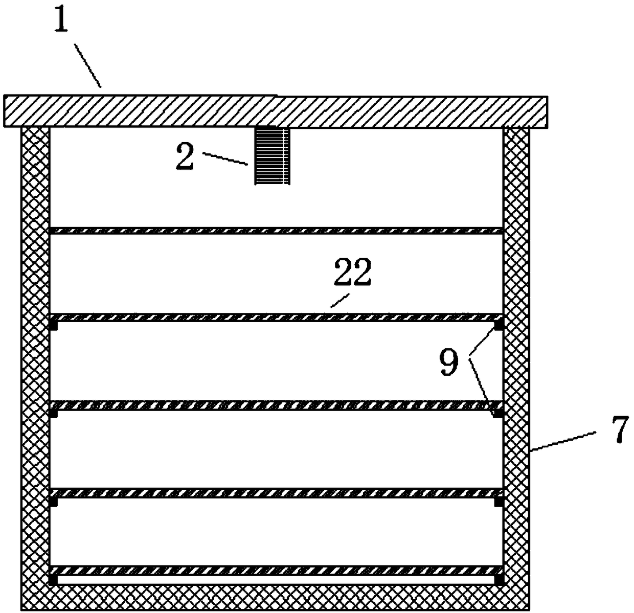 Indoor model testing device and method for influences of ground loading on existing subway tunnel