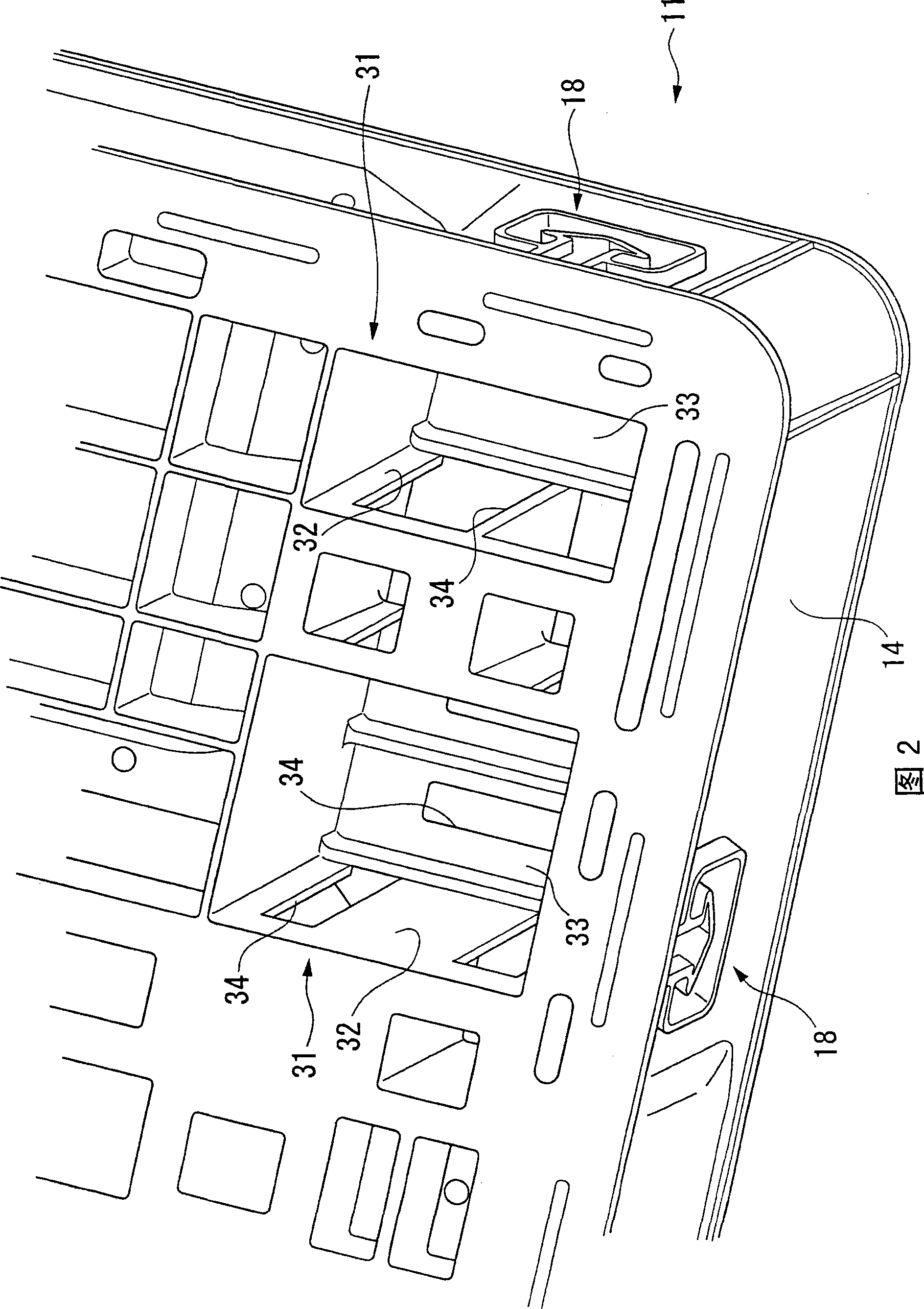 Synthetic resin pallet