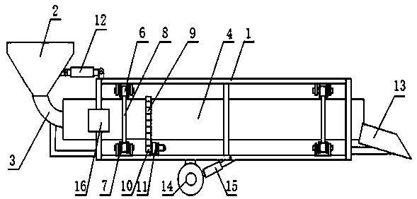 Helical pipeline concrete automatic transport device