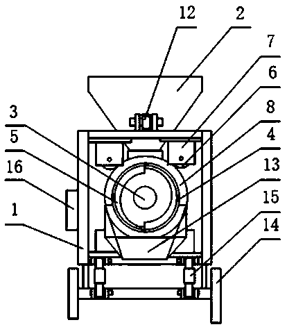 Helical pipeline concrete automatic transport device