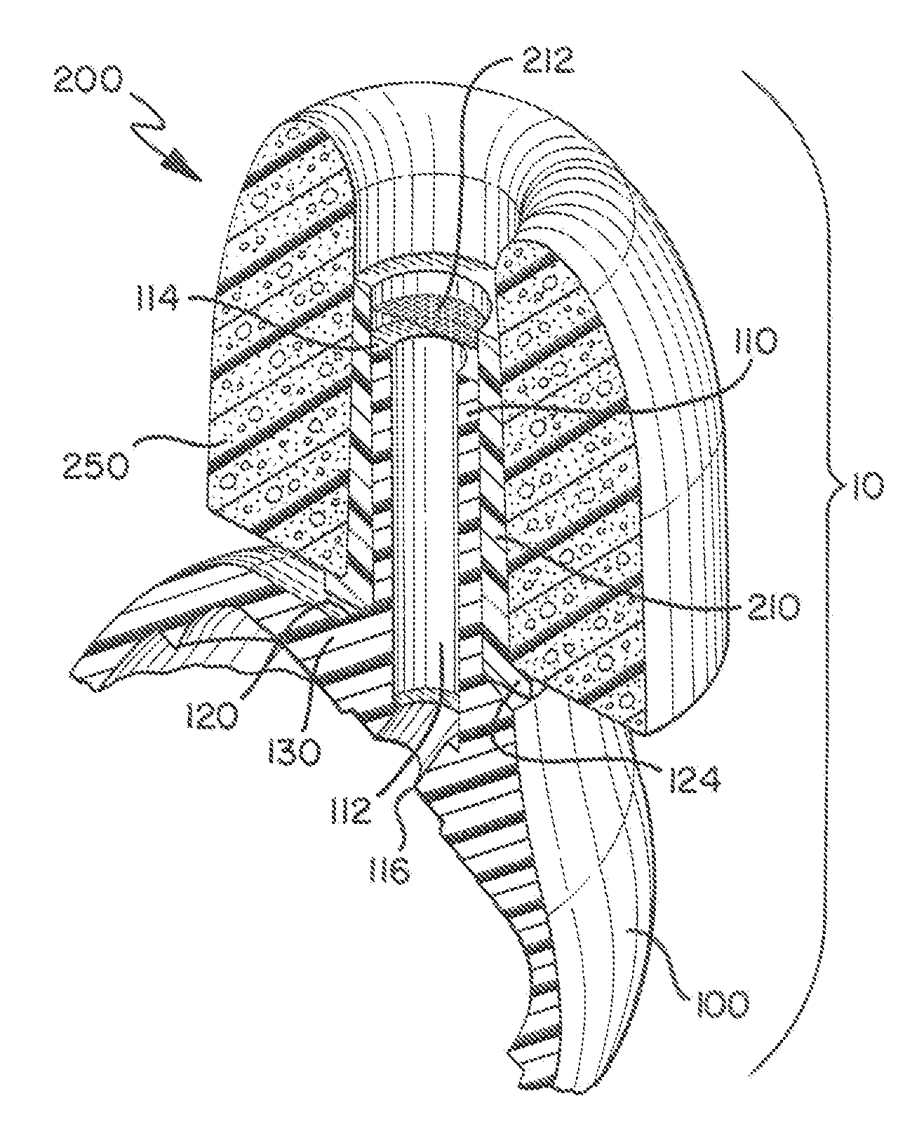 Earphone sleeve assembly having integral barrier