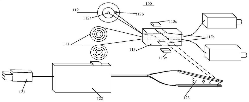 Light-emitting tracing jumper fiber system