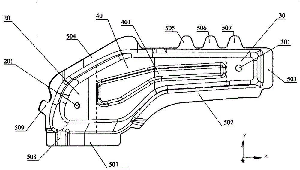 Passenger vehicle cab floor reinforcing plate and floor assembly