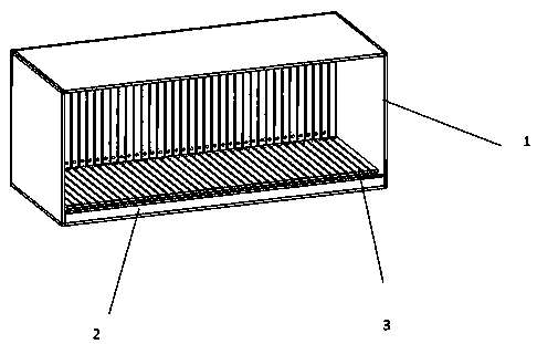 A kind of piano key type bookshelf