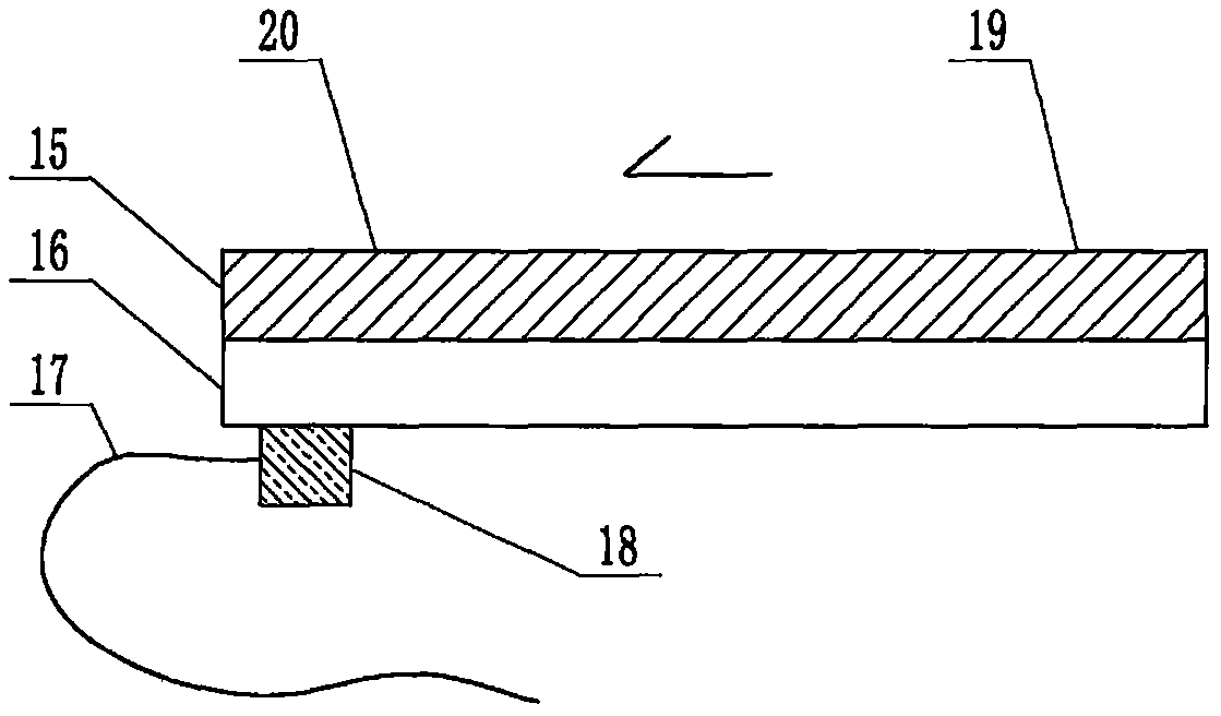 Cheap microfluidic device with specific fluid drive mode and for AIDS diagnosis