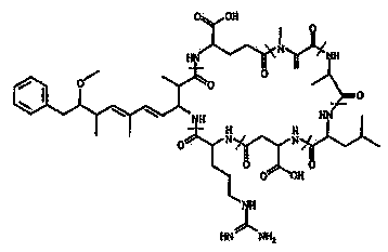 Method for detecting microcystin-LR through palladium-gold alloy nanoscale cage immune chromatography test strip