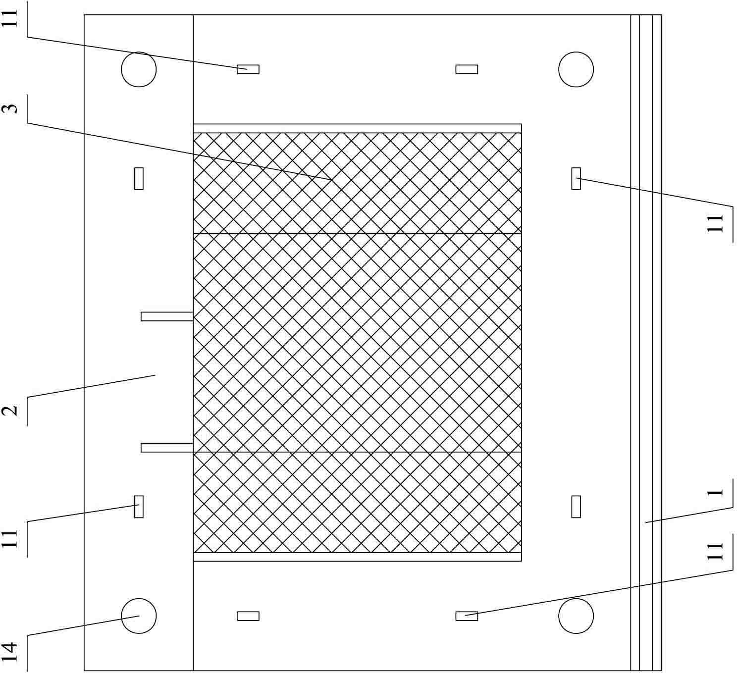 Self-riveting iron core transformer