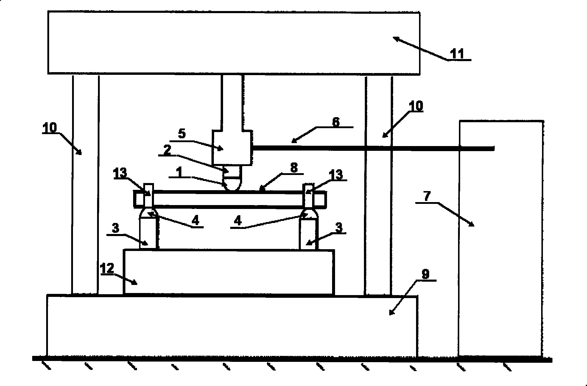 Experimental device for evaluating pumping oil polish rod coating for fatigue strength influence