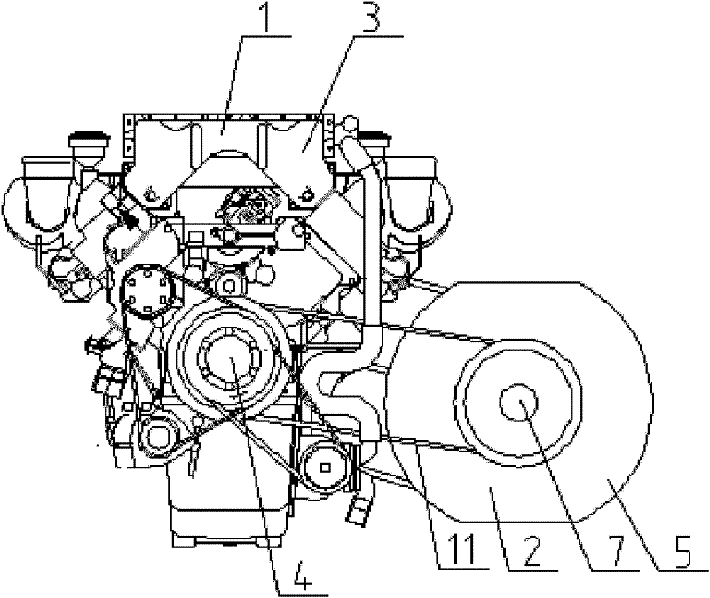 Electric generator unit of air conditioner for automobile