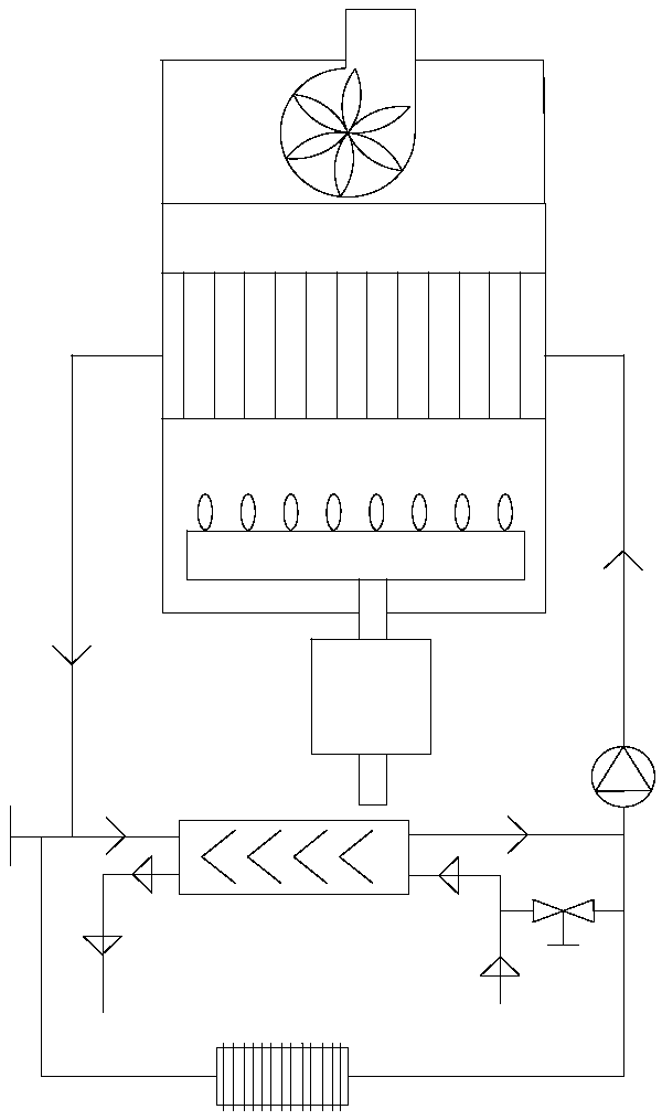 Method for improving hot water performance of plate-change type fuel gas wall-mounted furnace