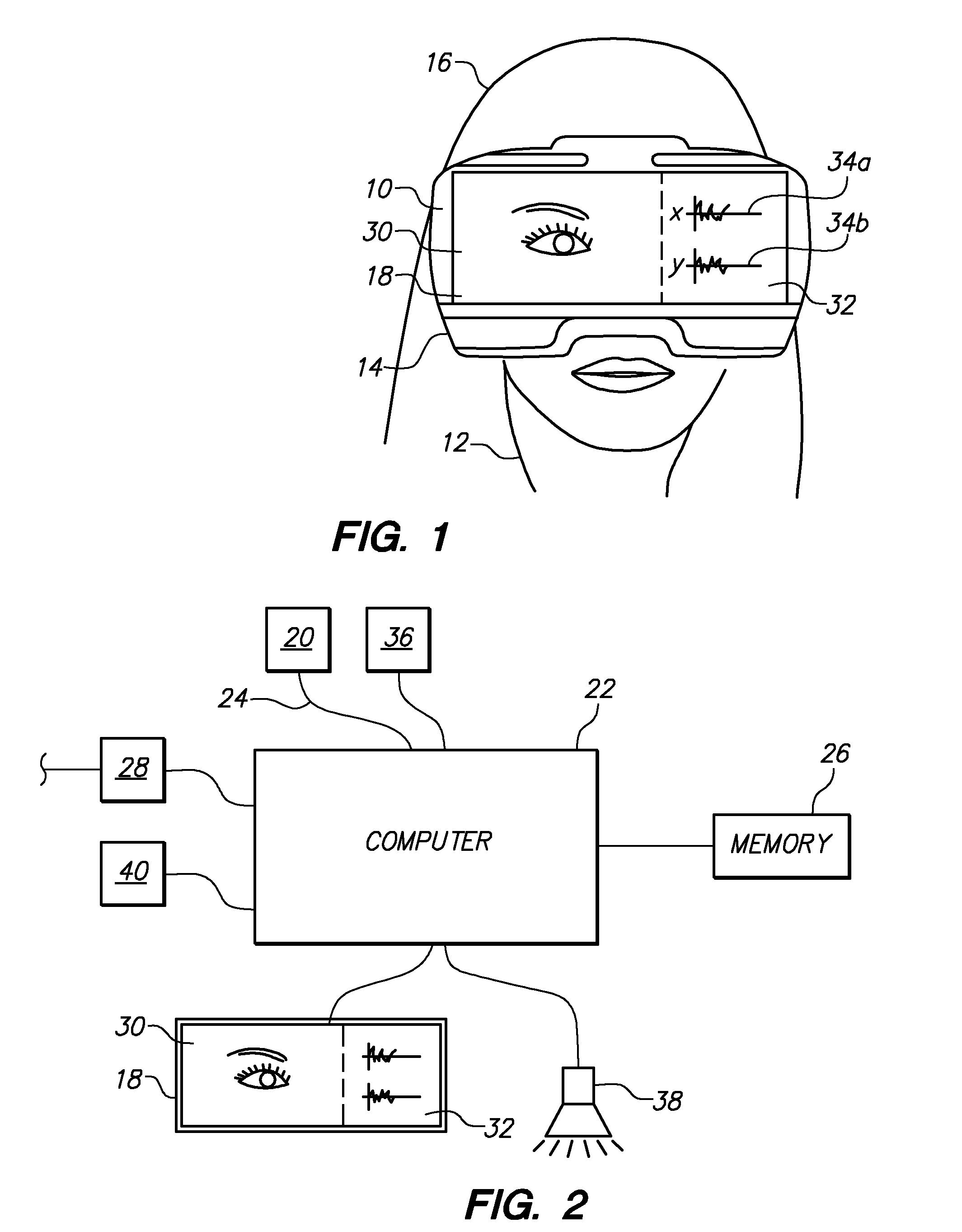 Goggles for emergency diagnosis of balance disorders