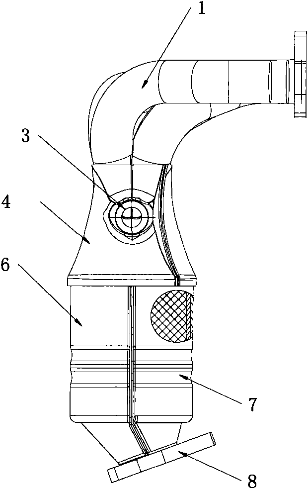 Family car exhaust manifold