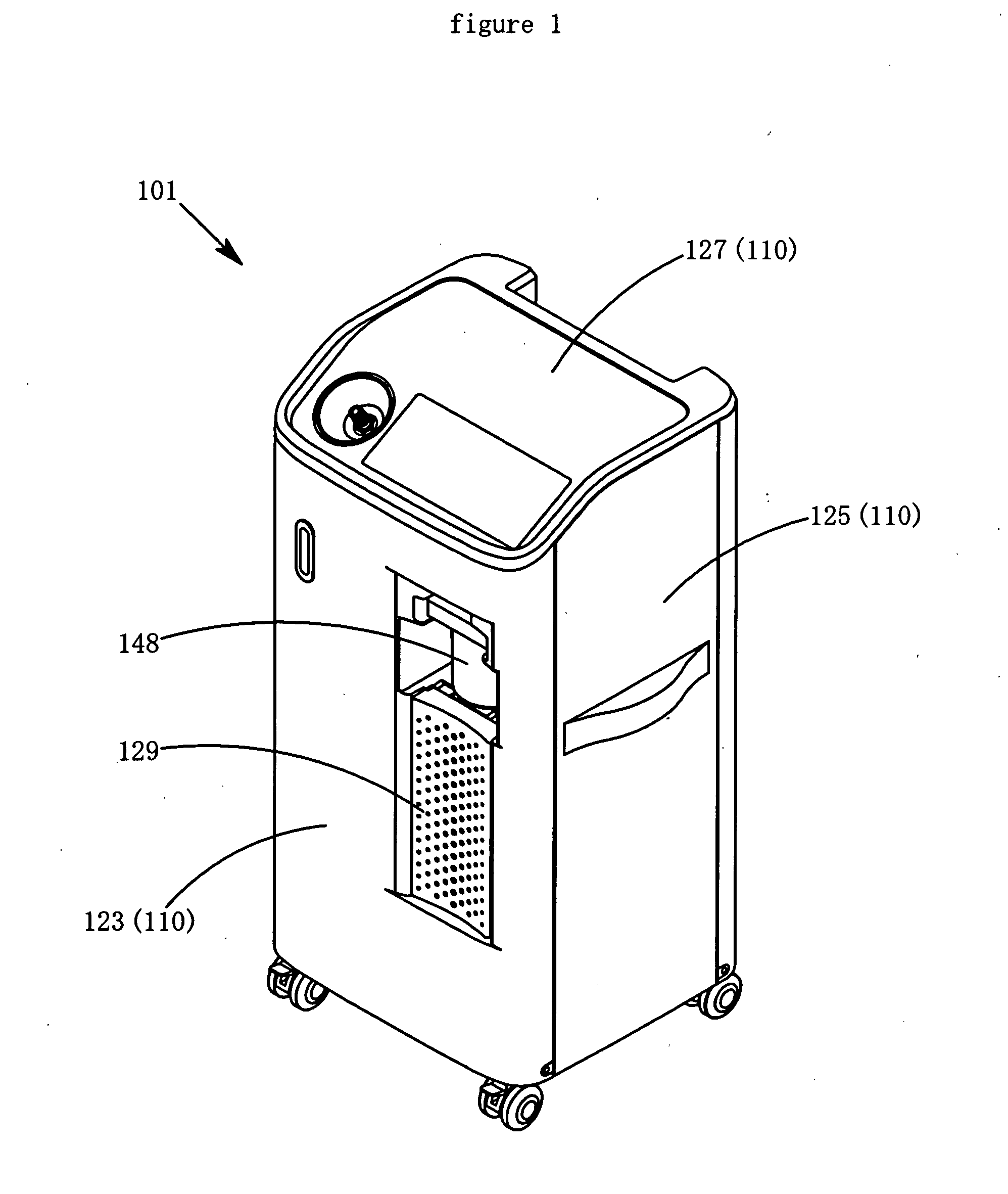 Oxygen concentrating device