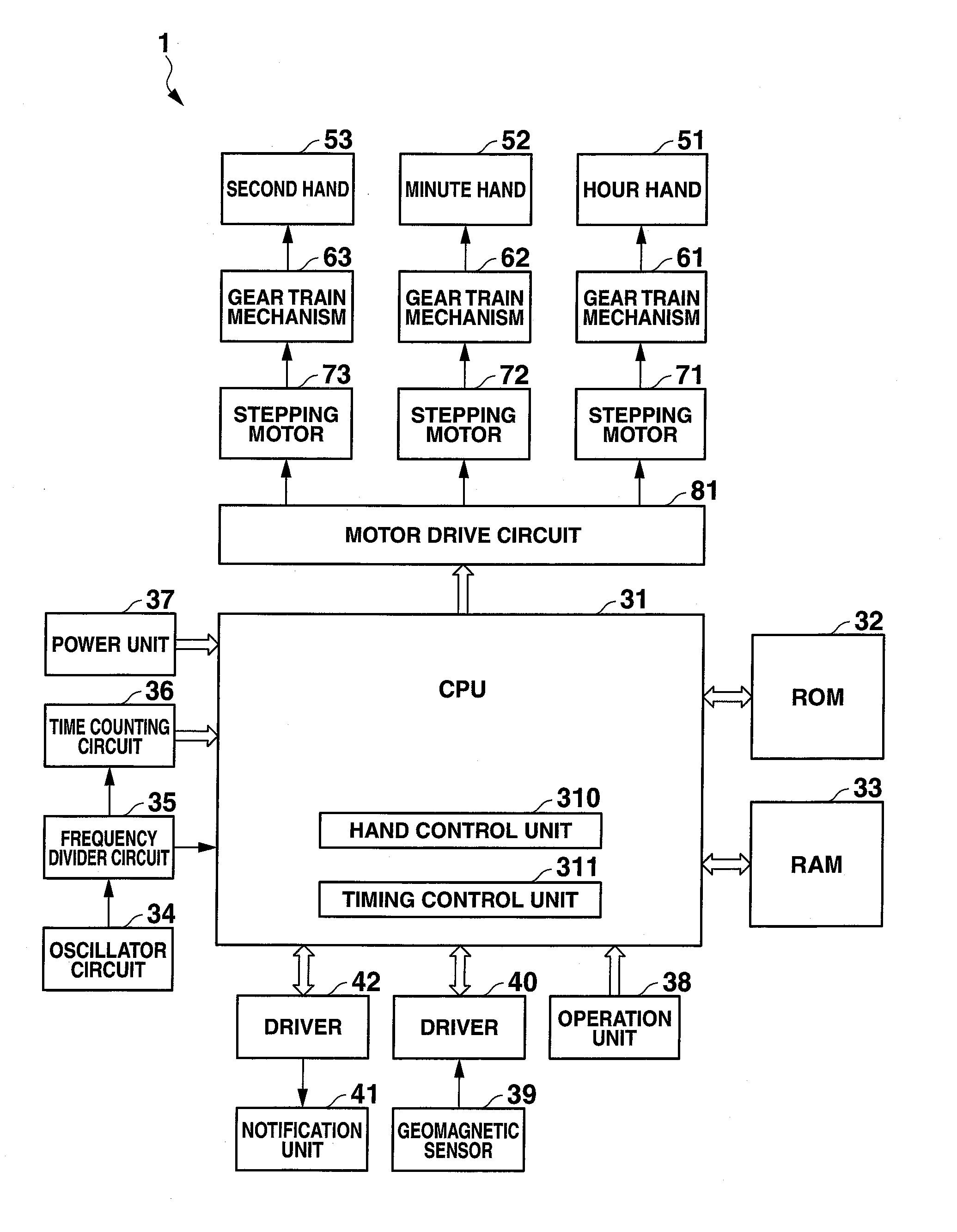 Analog electronic timepiece