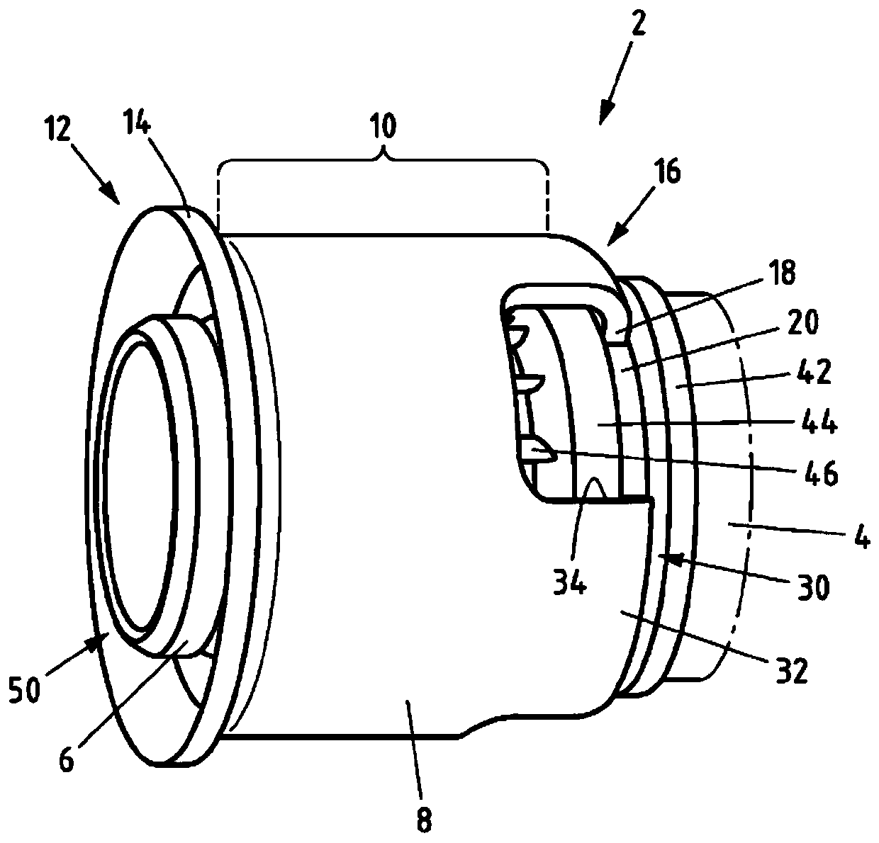 Fitting for connecting to at least one pipe and method for producing a connection