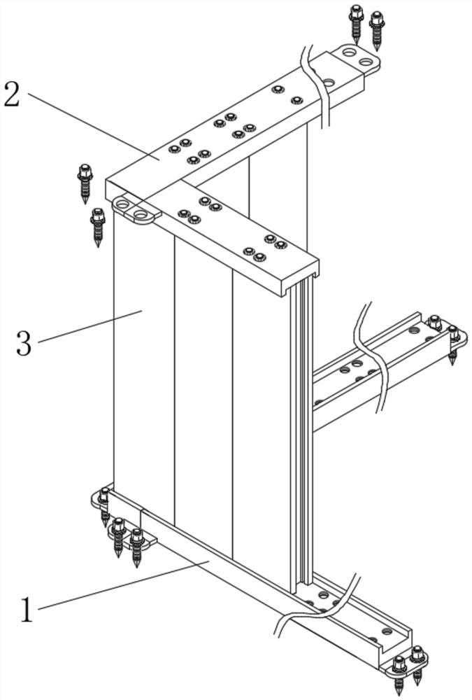 Vertical spliced light and thin modular plate structure of prefabricated interior wall