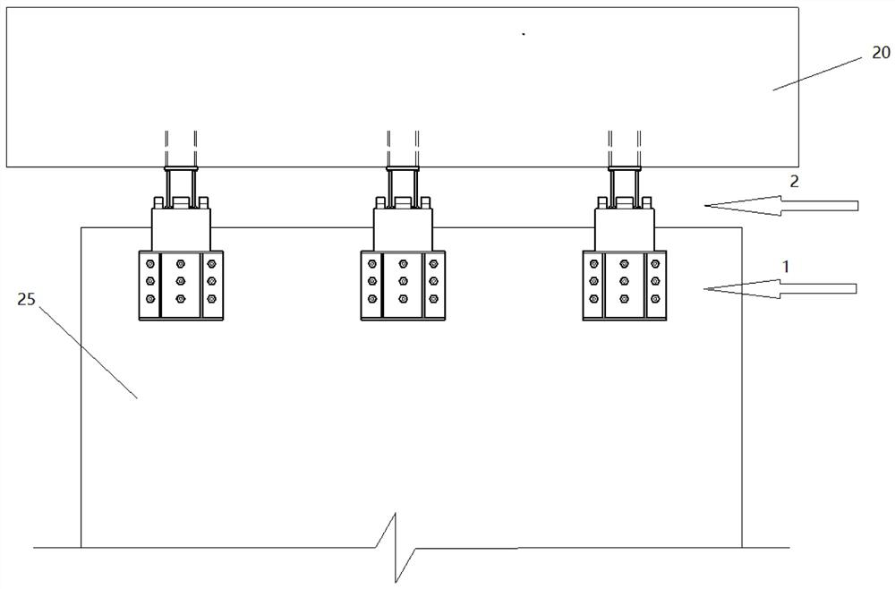 Swing type buffer energy consumption type bridge seismic resistance check block structure