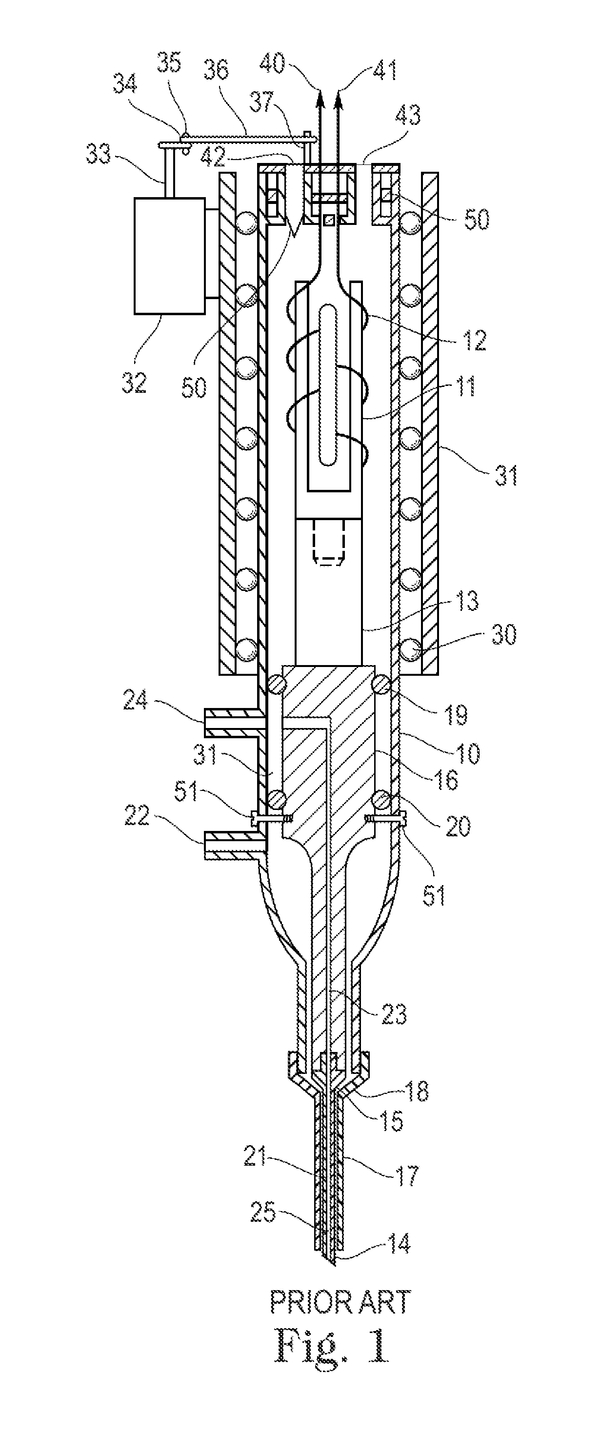 Surgical handpiece with disposable concentric lumen work tip